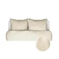 Set of 2 pillowcases Senja 70x80cm sand herringbone pattern