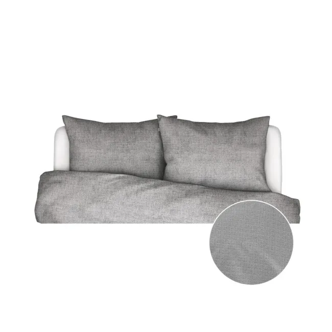 Komplet 2 poszewek na poduszki Jule 50x70cm antracytowy