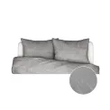 Komplet 2 poszewek na poduszki Jule 70x80cm antracytowy