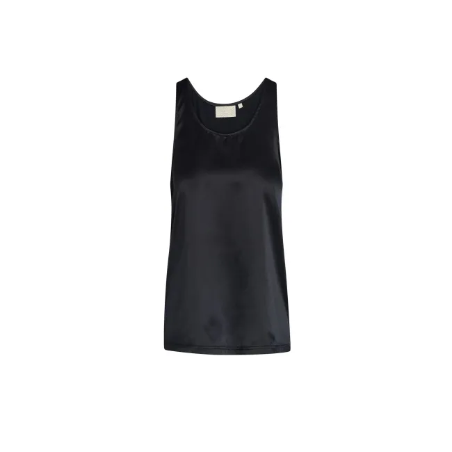 Shelby Satin Pajama Top Uni size S anthracite