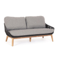 Sofa ogrodowa Tamise 2-3 osobowa antracyt - 1