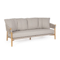 Sofa ogrodowa Grenada 3-osobowa 87x196x87cm beżowa - 1