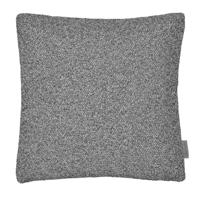Grow Cushion 38x38cm dark grey bouclé