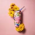 Steffi Lynn 700ml thermal mug with Straw have a nice day - 9