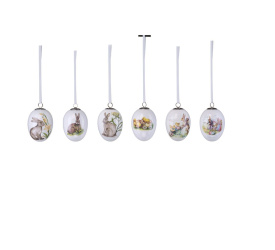 Zawieszka jajko 7,5cm (1 sztuka mix)