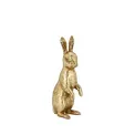 Figurka dekoracyjna królik stojący 10,6x5x3,5cm złoty