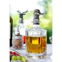 Wine decanter 750ml silver-plated with duck stopper - 2