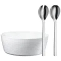 Nuova Salad Bowl 25cm + Salad Servers 30cm - 1