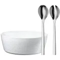 Nuova Salad Bowl 25cm + Salad Servers 30cm - 2