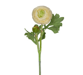 Gałązka jaskier 50cm biała