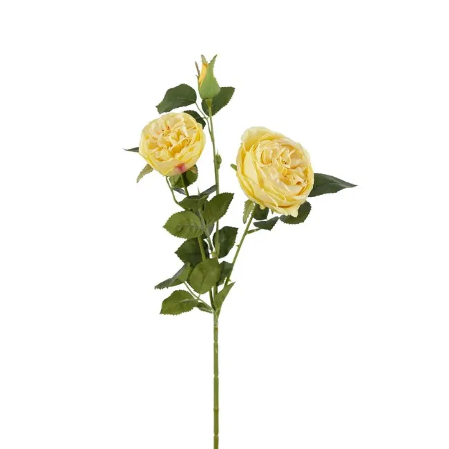 Yellow Rose Flower 60cm