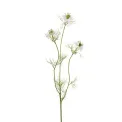 Kwiat czarnuszka 63cm biały - 1