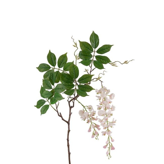 Gałązka Wisteria 100cm różowa