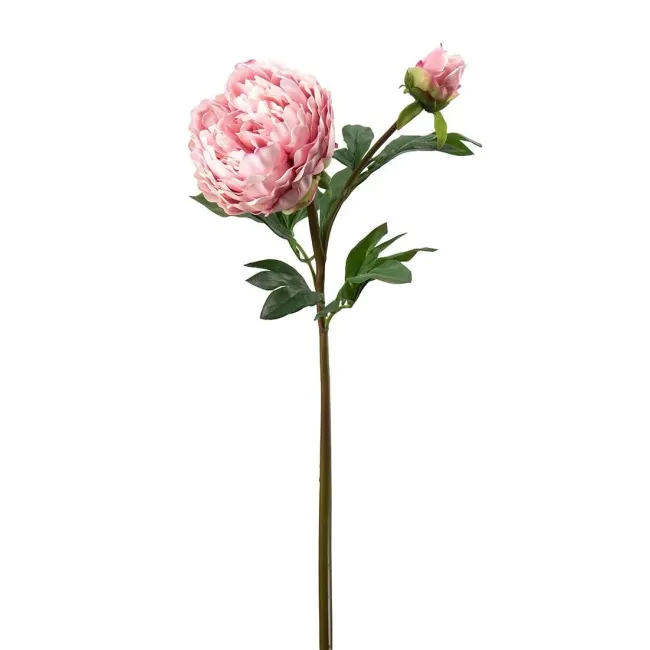 Kwiat piwonia 65cm różowy