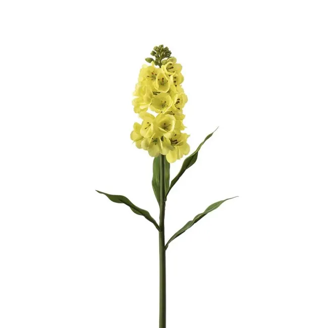 Kwiat lewkonia 70cm żółty