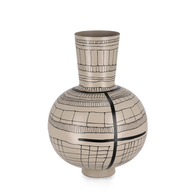 Wazon Siva 43x30cm beżowy