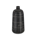 Wazon butelka Siva 44,5x20cm czarny - 1