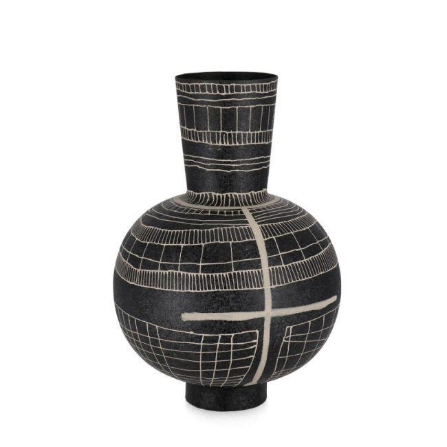 Wazon Siva 43x30cm czarny