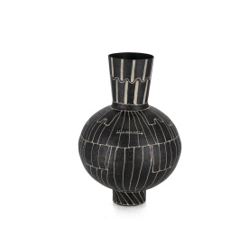Wazon Siva 33x23,5cm czarny