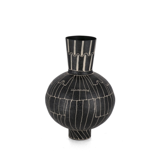 Wazon Siva 33x23,5cm czarny