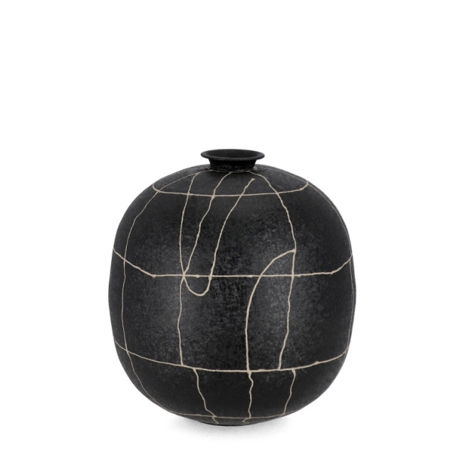 Wazon Siva 29x26cm czarny