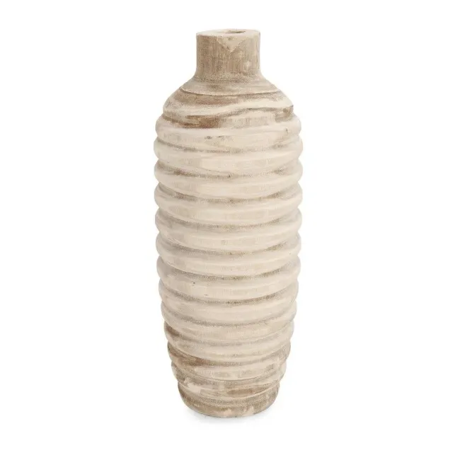 Wazon Hashlyn 45x16cm drewniany paulownia