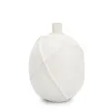 Wazon Ridged Bomb 27x19cm biały - 1