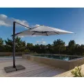 Parasol ogrodowy Ibiza 3x3x2.51m grey - 2