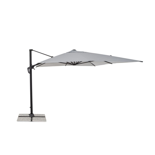 Parasol ogrodowy Vegi 3x4x2,6cm szary