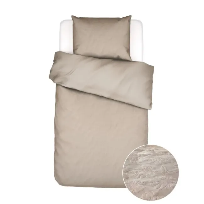 Philippine bedding 135x200 cm with pillowcase 60x80 cm beige