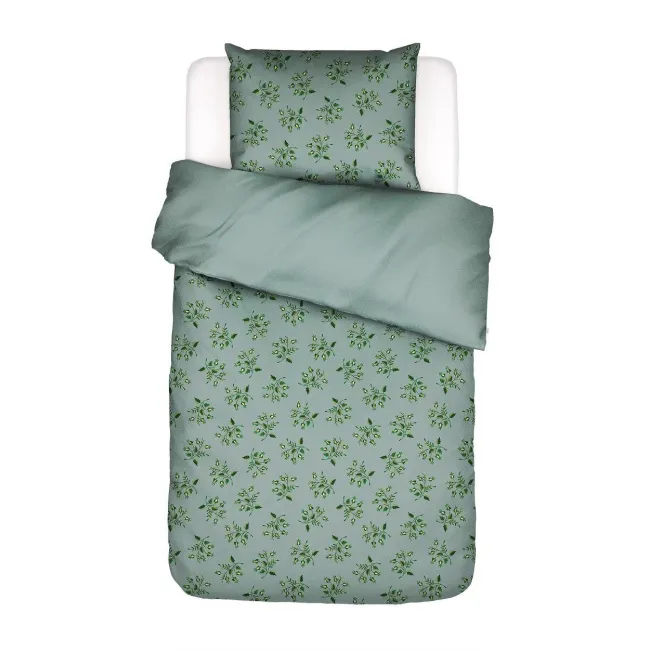 Bedding set Jolien 135x200cm with 80x80cm pillowcase green