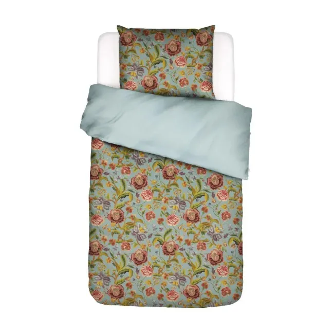 Roselina bedding set 140x220cm with pillowcase 60x70cm green