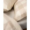 Bedding set Chess 240x220cm with 2 pillowcases 60x70cm beige - 2