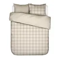 Bedding set Chess 240x220cm with 2 pillowcases 60x70cm beige