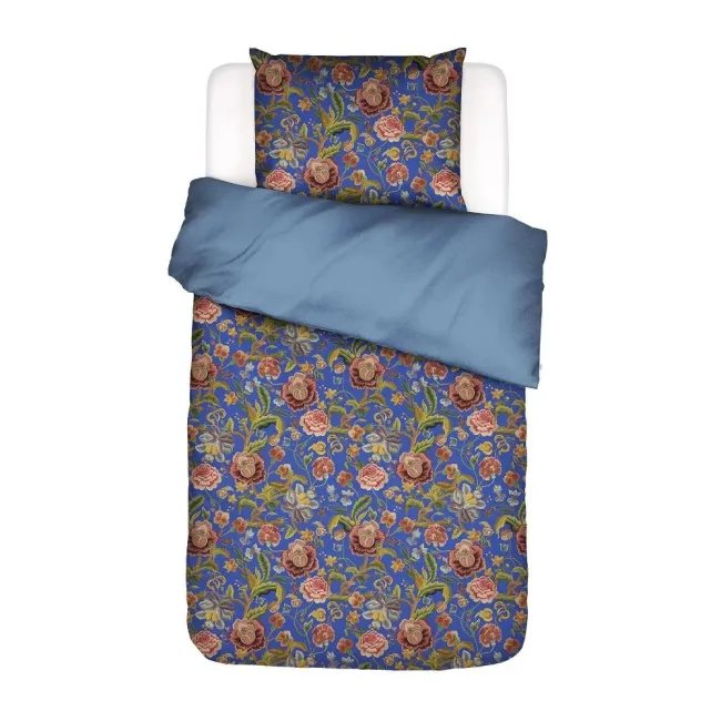Roselina bedding 140x220cm with 60x70cm pillowcase blue