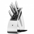 Set of 5 Grand Gourmet Knives in a Block + Sharpener