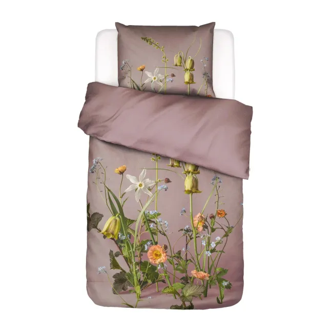 Ficaria Bedding 155x220cm with Pillowcase 80x80cm pink