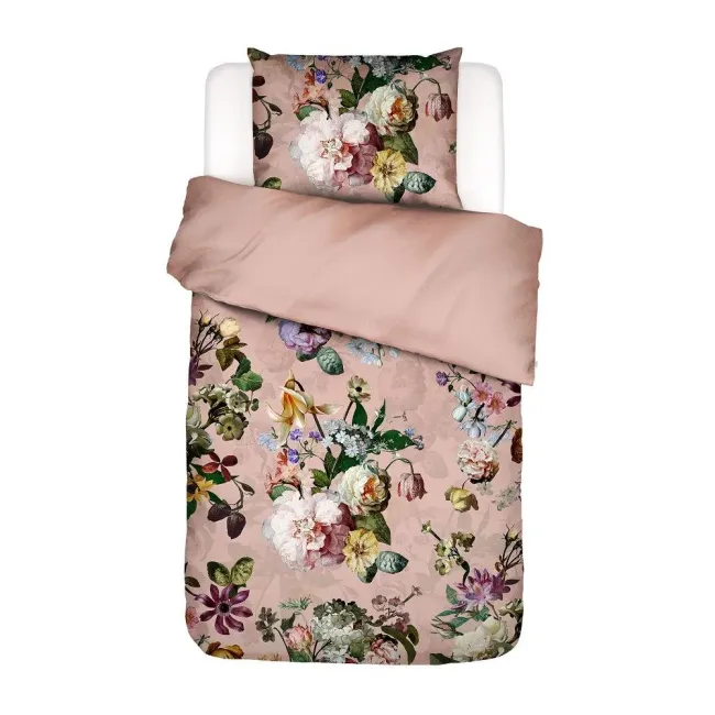 Fleur duvet cover 135x200 cm with pillowcase 60x70 cm pink