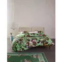 Fleur duvet cover 140x220 cm with pillowcase 60x70 cm green - 3