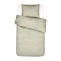 Jule duvet cover 140x200cm with pillowcase 70x90cm green