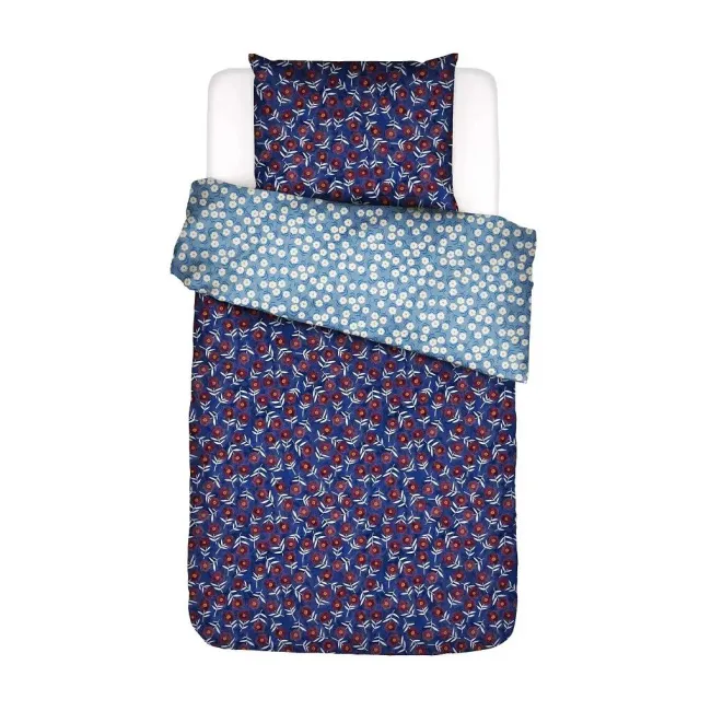 Blooming Ballet duvet cover 140x220cm with pillowcase 60x70cm blue
