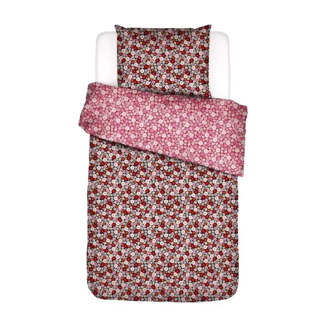 Mellow Millefleurs bedding set 135x200cm with pillowcase 80x80cm pink