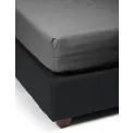 Minte fitted sheet 80x200cm grey  - 3