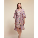 Kimono Sarai Fiorre rozmiar S różowy - 2