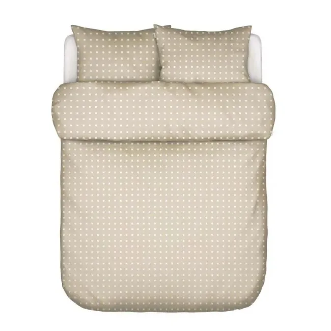 Iben Bedding Set 240x220cm with 2 pillowcases 60x70cm beige
