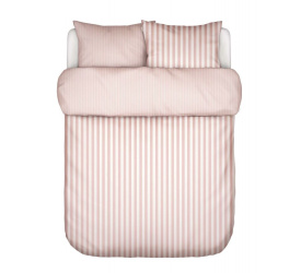 Pościel Classic Stripe 200x220cm z 2 poszewkami na poduszki 60x70cm różowa