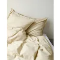 Bedding Set Senja 140x220cm with pillowcase 60x70cm beige with fine herringbone pattern - 4