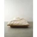 Pościel Senja 200x220cm z 2 poszewkami na poduszki 60x70cm beżowa w drobną jodełkę - 5