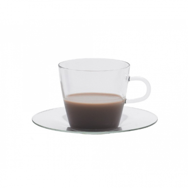 Filżanka ze spodkiem Costa 250ml do kawy/herbaty - 1