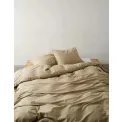 Senja Bedding 200x220cm with 2 pillowcases 60x70cm brown with fine herringbone pattern - 3